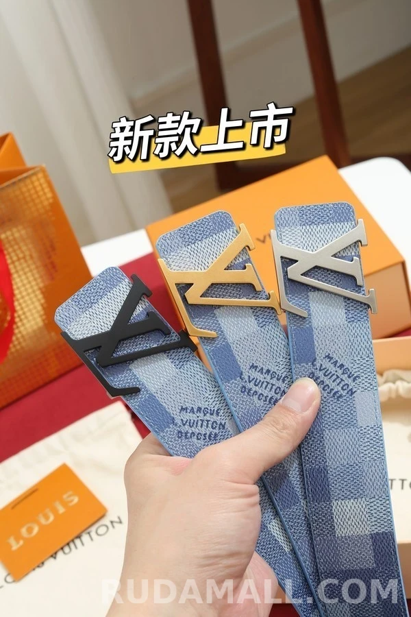 루이비통 루이비통 다미에 패턴 벨트 상세 이미지