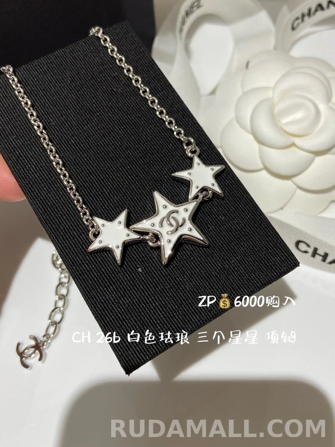 샤넬 샤넬 에나멜 별 목걸이 상세 이미지
