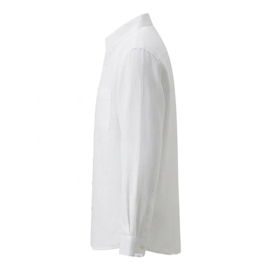 제냐 제냐 린넨 밴드 칼라 셔츠 상세 이미지