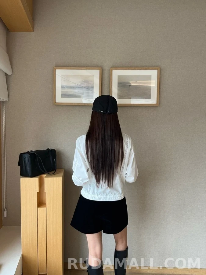 셀린느 셀린느 트리옹프 레이스 패널 드로스트링 셔츠 상세 이미지