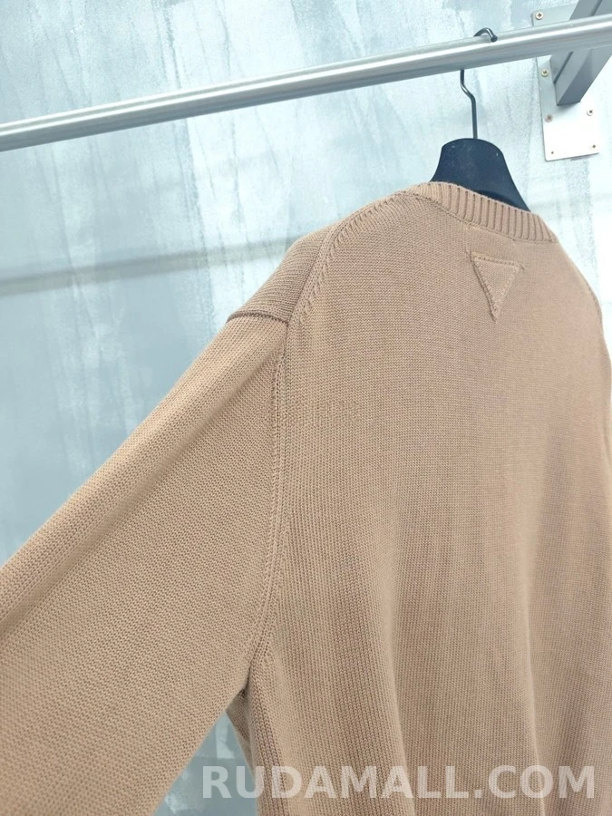 프라다 프라다 울 혼방 라운드넥 가디건 상세 이미지