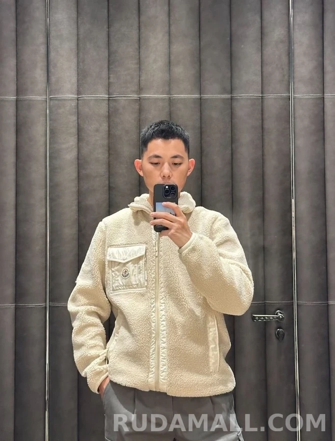 몽클레어 몽클레어 로고 테디 플리스 집업 맨투맨 상세 이미지