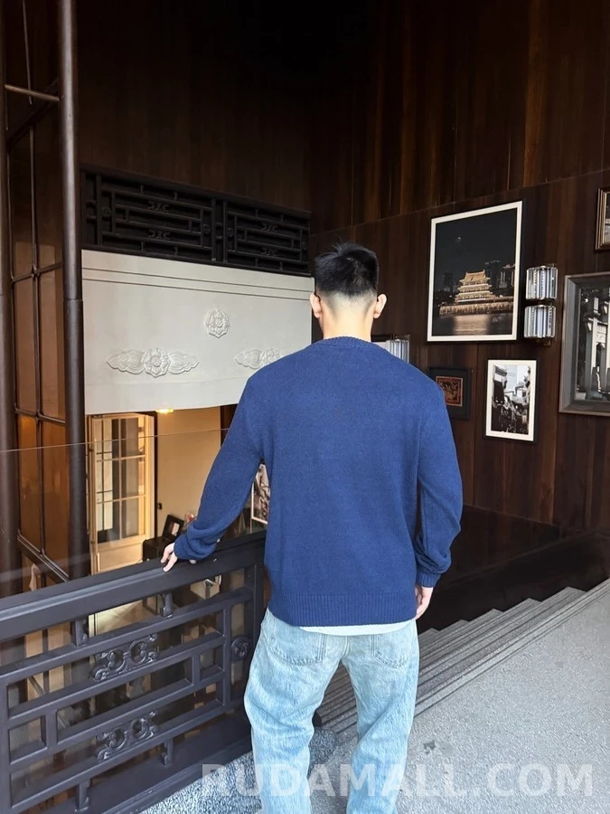 에르메스 에르메스 더블 앵커 자수 스웨터 상세 이미지