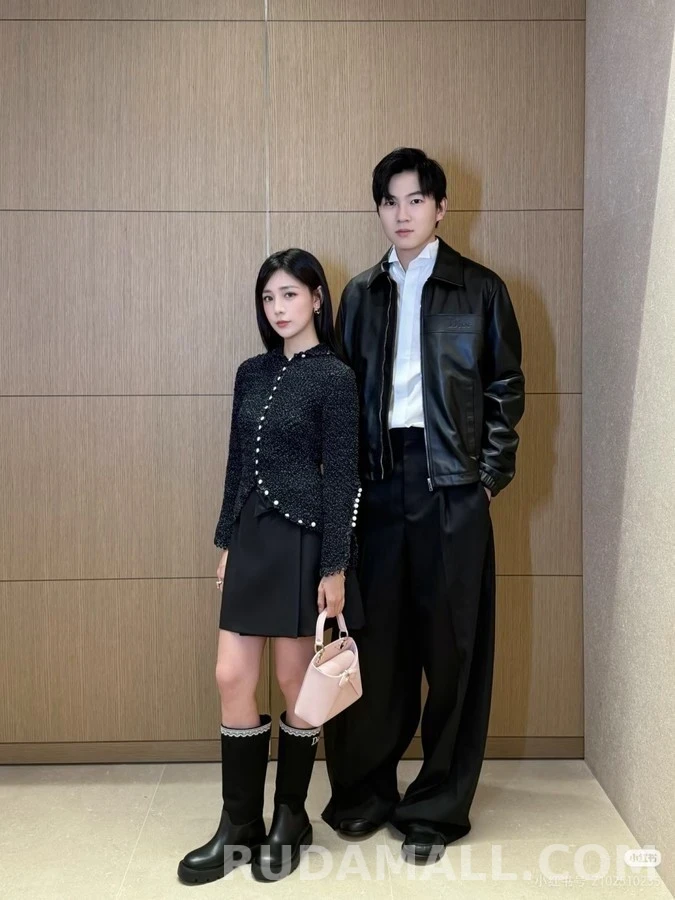 디올 디올 레이스 디테일 하이탑 부츠 상세 이미지