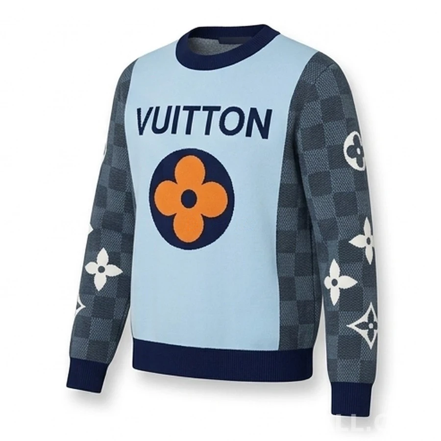 루이비통 루이비통 VUITTON 레터링 플라워 로고 니트 상세 이미지