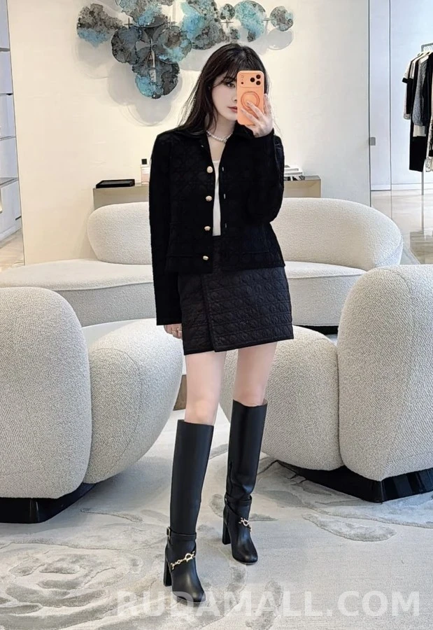 디올 디올 D-Town 체인 롱 부츠 상세 이미지
