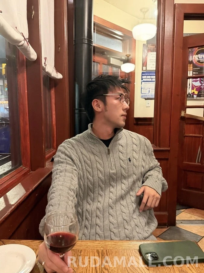 폴로 랄프 로렌 폴로 랄프 로렌 꽈배기 쿼터집 니트 상세 이미지