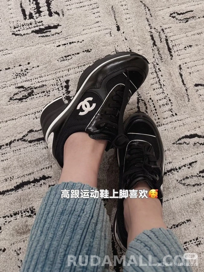 샤넬 샤넬 Double C 로고 청키 스니커즈 상세 이미지