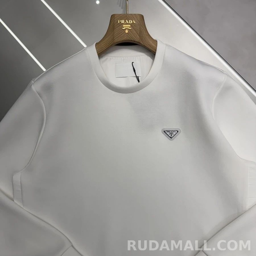 프라다 프라다 리나일론 삼각 로고 맨투맨 상세 이미지