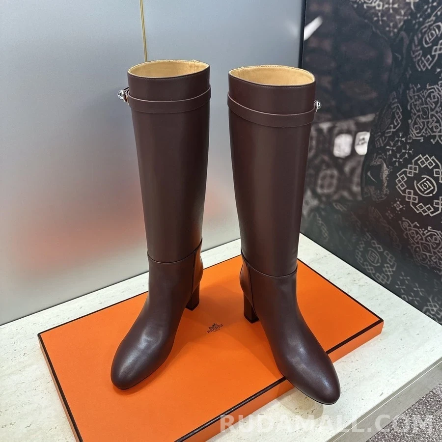 에르메스 에르메스 켈리 버클 블록힐 롱부츠 상세 이미지