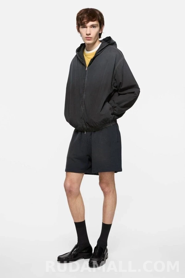 아크네 스튜디오 아크네 스튜디오 컨트라스트 스티치 로고 후드 집업 상세 이미지