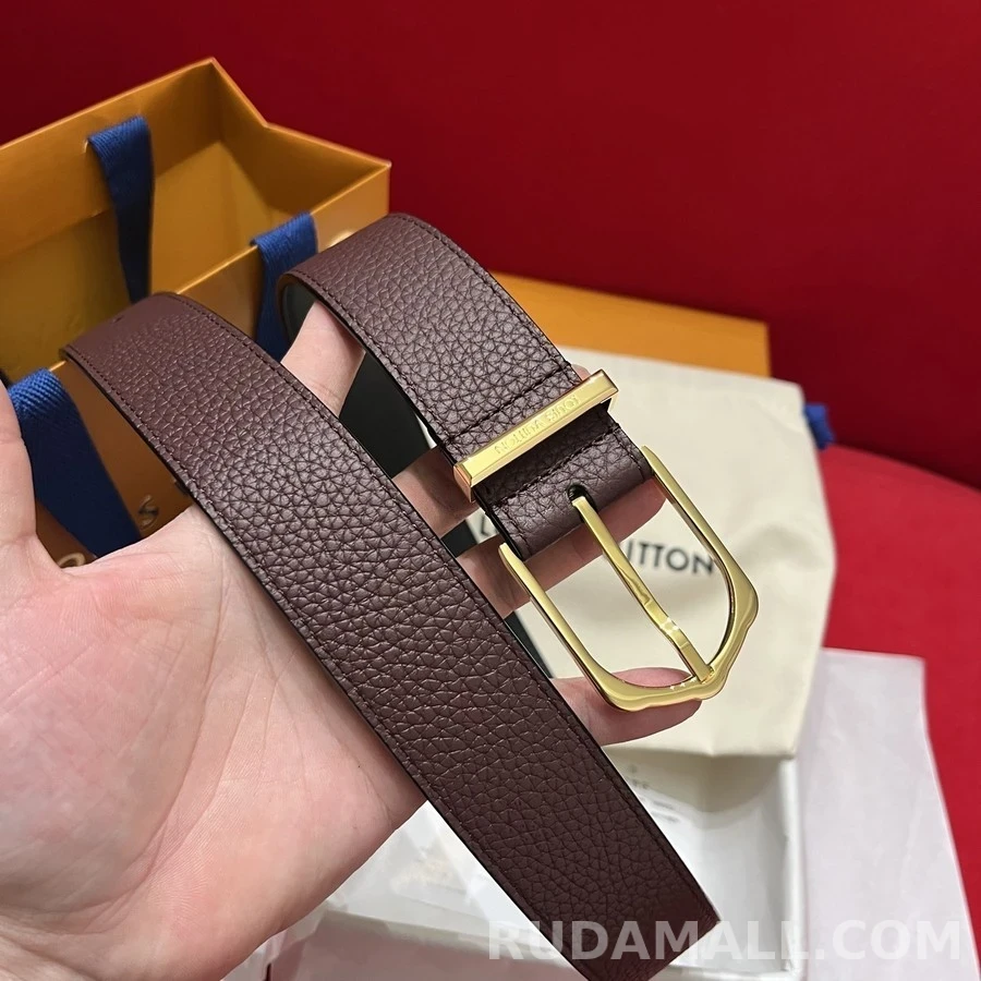 루이비통 루이비통 그레인 레더 리버서블 벨트 상세 이미지