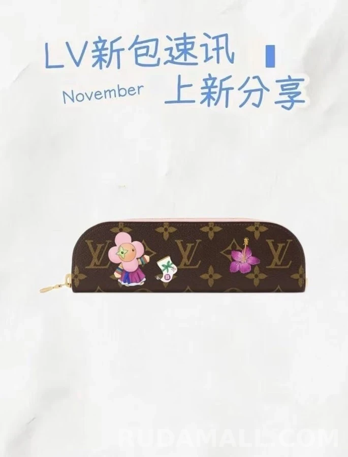 루이비통 루이비통 모노그램 캔버스 샬롯 패치 필통 상세 이미지