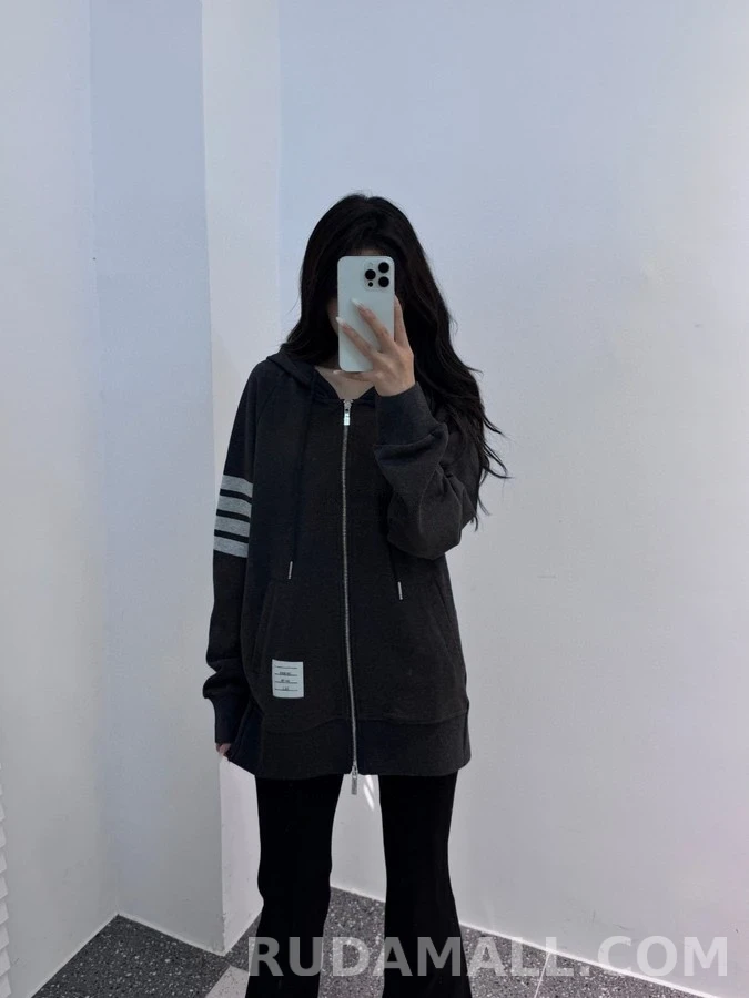 톰브라운 톰브라운 삼선 후드 집업 상세 이미지