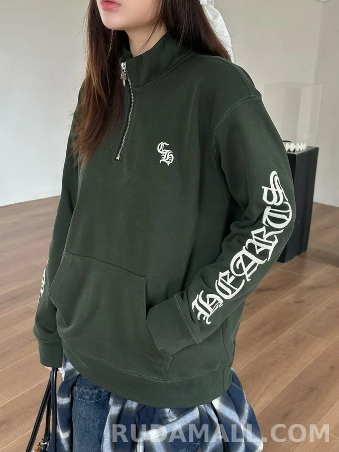 크롬하츠 크롬하츠 하프 집업 자수 맨투맨 상세 이미지