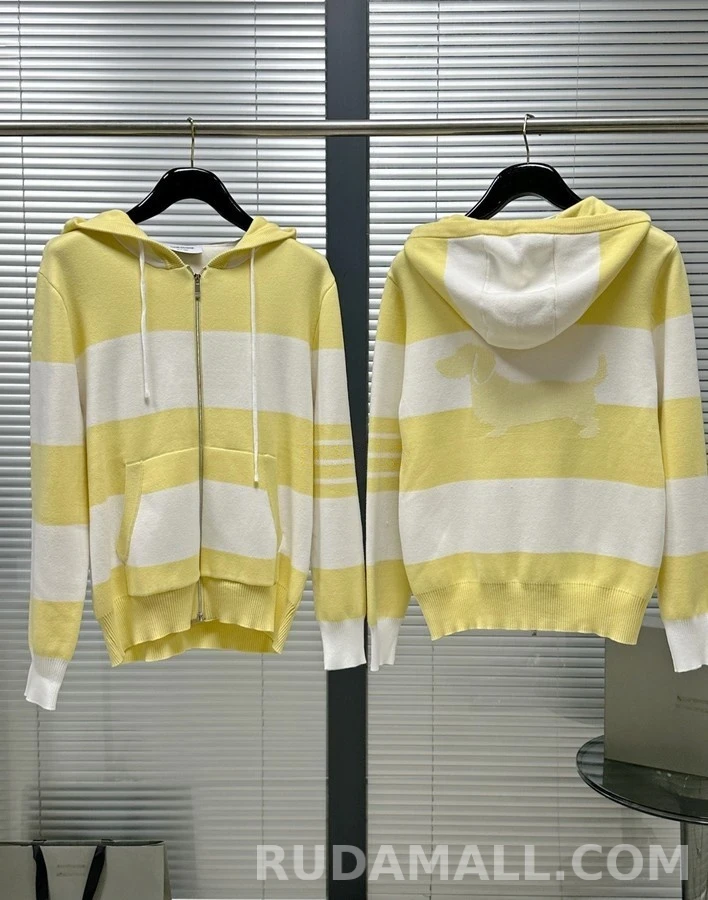 톰브라운 톰브라운 삼선 탭 후드 티셔츠 상세 이미지
