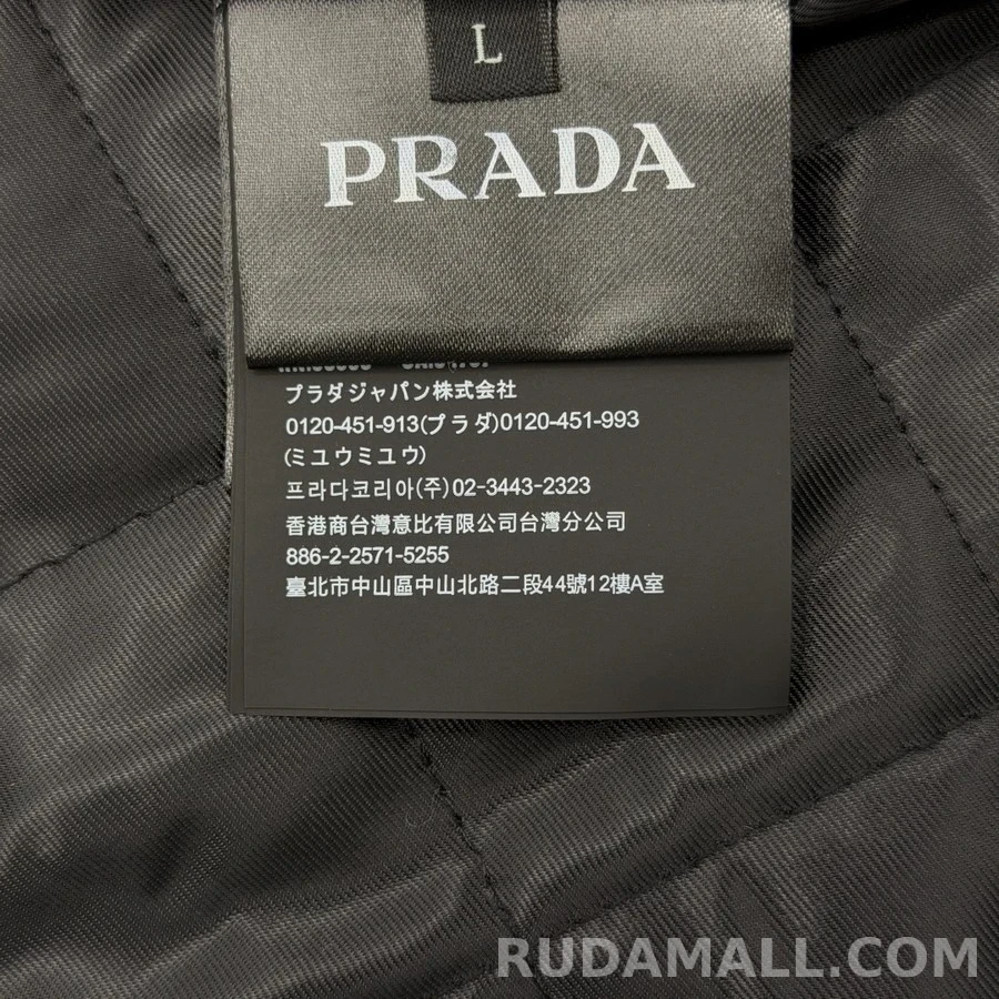 프라다 프라다 재생 나일론 셔츠 재킷 상세 이미지