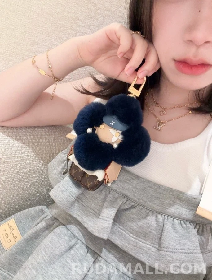 루이비통 루이비통 모노그램 플라워 더블 레이어 목걸이 상세 이미지