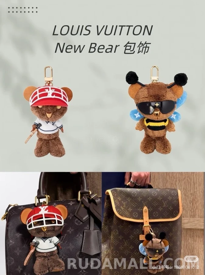 루이비통 루이비통 Louis Bear 곰돌이 가방 참 상세 이미지