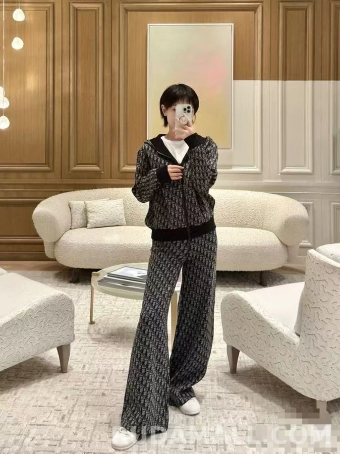 디올 디올 리버서블 캐시미어 울 후드 가디건 상세 이미지