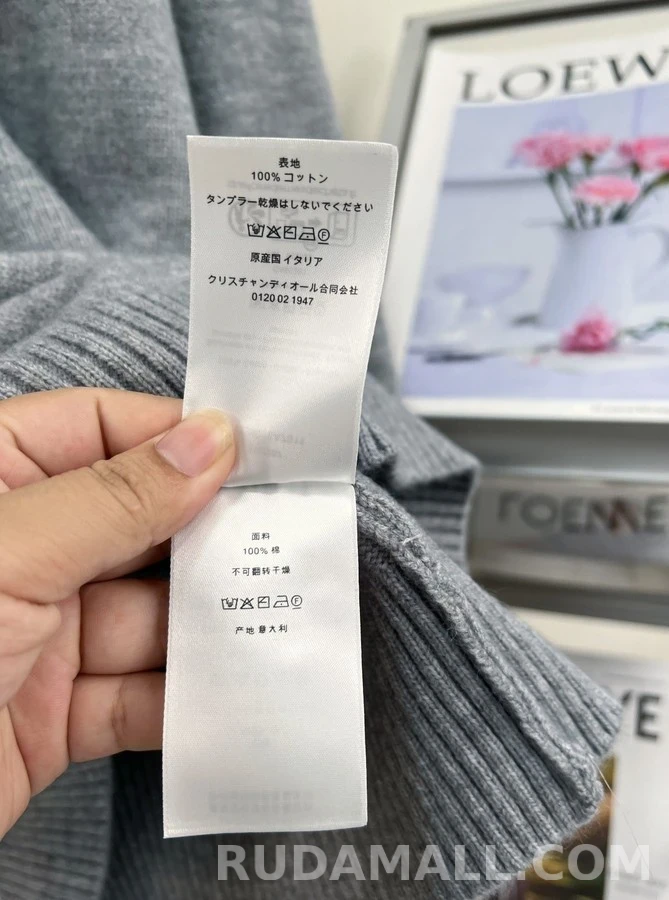 디올 디올 올리브잎 화환 자수 니트 상세 이미지