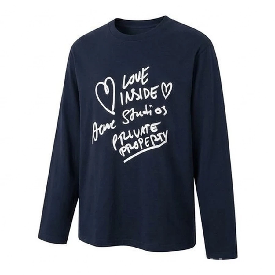 아크네 스튜디오 아크네 스튜디오 하트 레터링 긴팔 티셔츠 상세 이미지