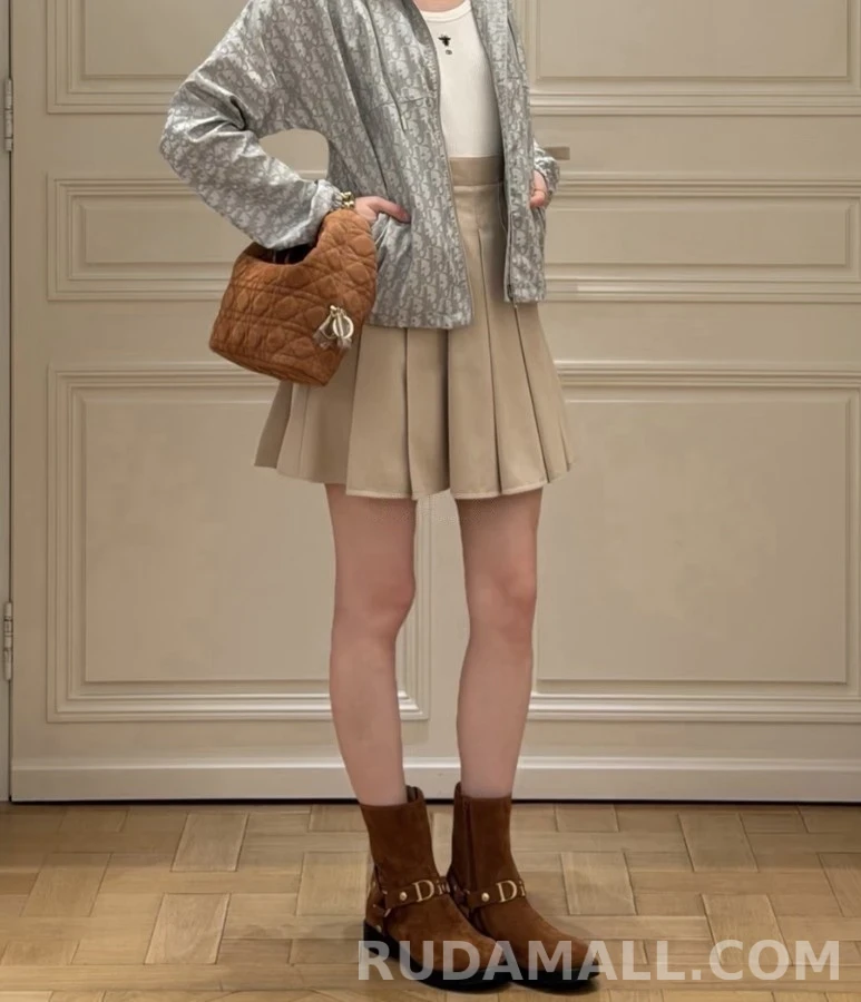 디올 디올 라운드 토 하네스 스트랩 숏부츠 상세 이미지