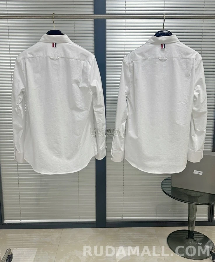 톰브라운 톰브라운 컬러 스트라이프 포켓 긴팔 셔츠 상세 이미지