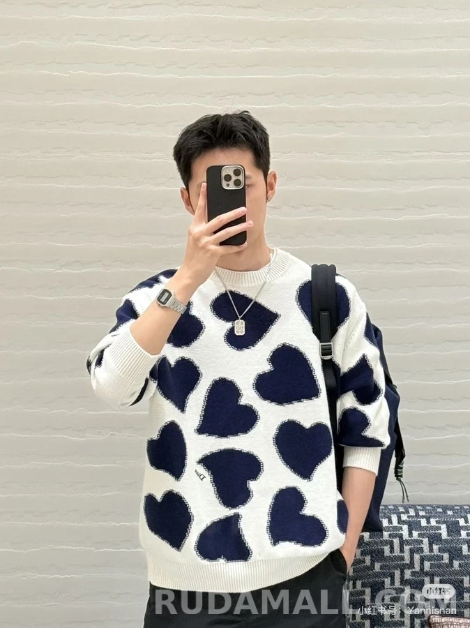 디올 디올 Heart 패턴 니트 상세 이미지