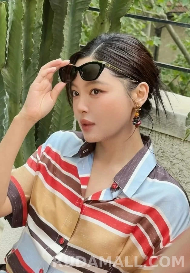 샤넬 샤넬 컬러 스택 비즈 드롭 귀걸이 상세 이미지