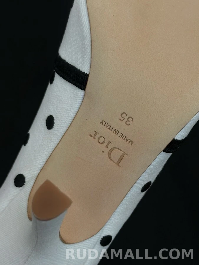 디올 디올 폴카 도트 보우 펌프스 상세 이미지