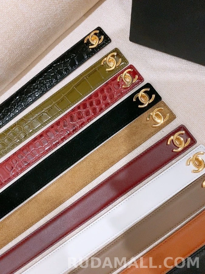 샤넬 샤넬 25mm 레더 벨트 상세 이미지