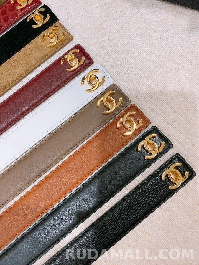 샤넬 샤넬 25mm 레더 벨트 상세 이미지