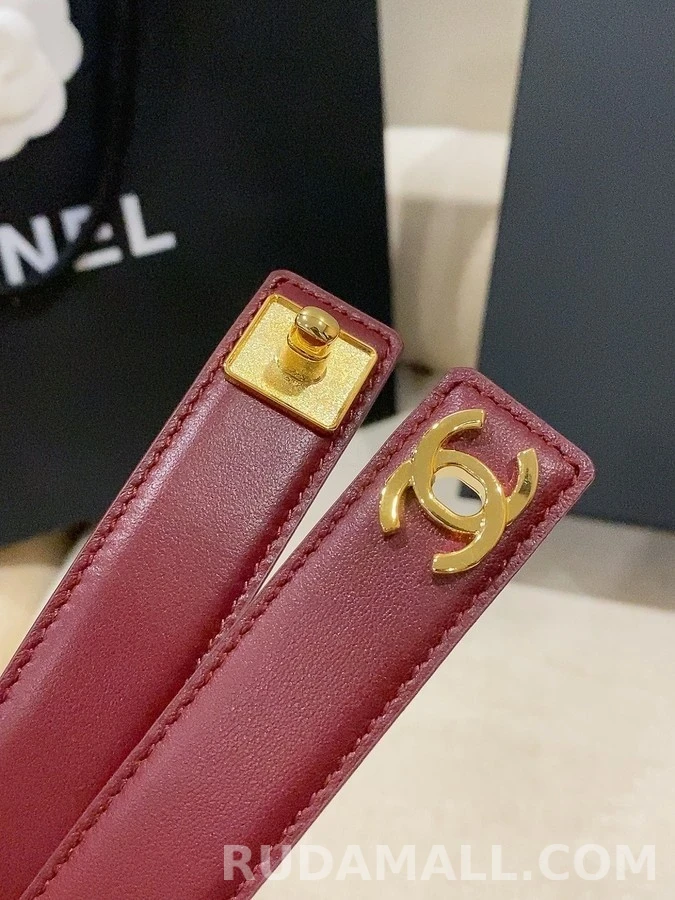 샤넬 샤넬 25mm 레더 벨트 상세 이미지