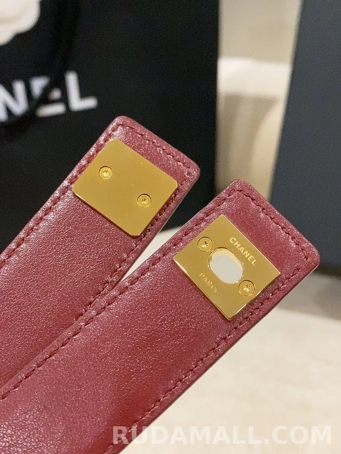샤넬 샤넬 25mm 레더 벨트 상세 이미지