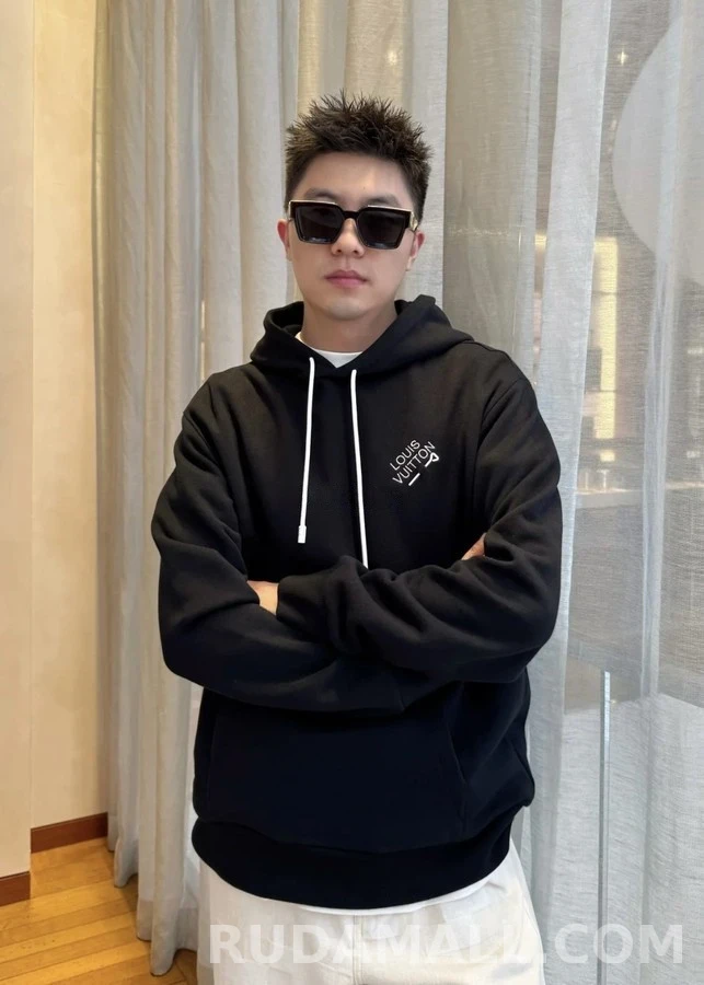 루이비통 루이비통 자수 후드티 상세 이미지