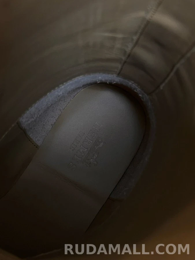 에르메스 에르메스 켈리 버클 캔버스 패널 라이딩 부츠 상세 이미지
