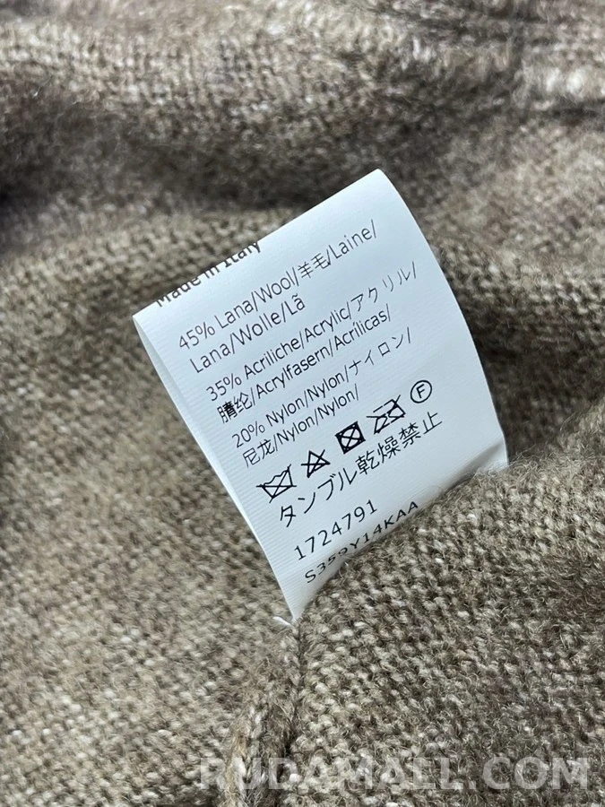 로에베 로에베 아나그램 자수 스탠드넥 가디건 상세 이미지