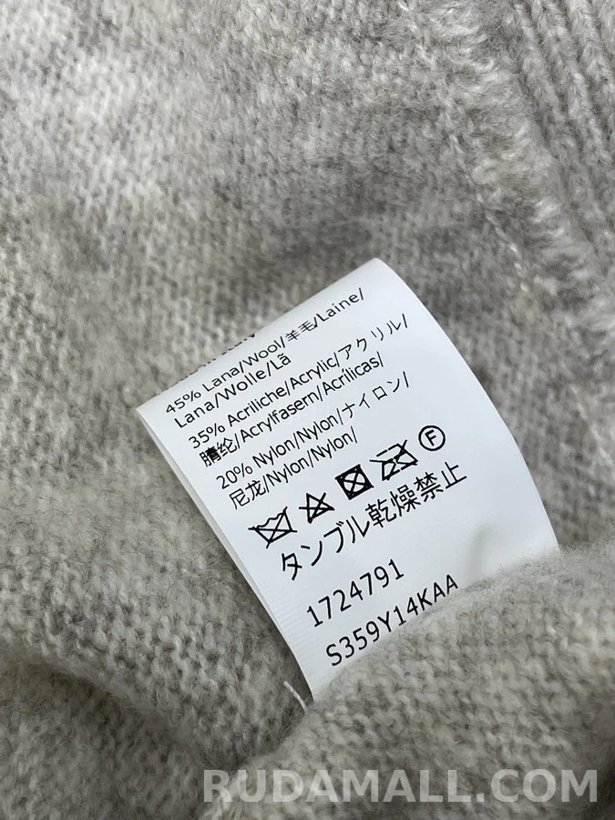로에베 로에베 아나그램 자수 스탠드넥 가디건 상세 이미지