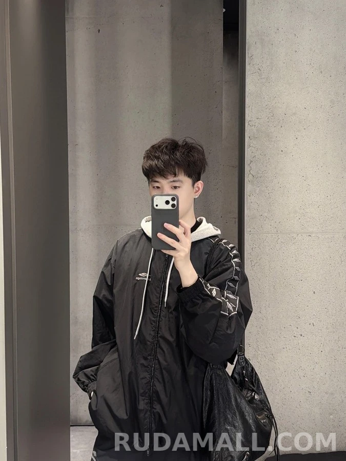 발렌시아가 발렌시아가 BLCG 로고 테이프 후드 자켓 상세 이미지