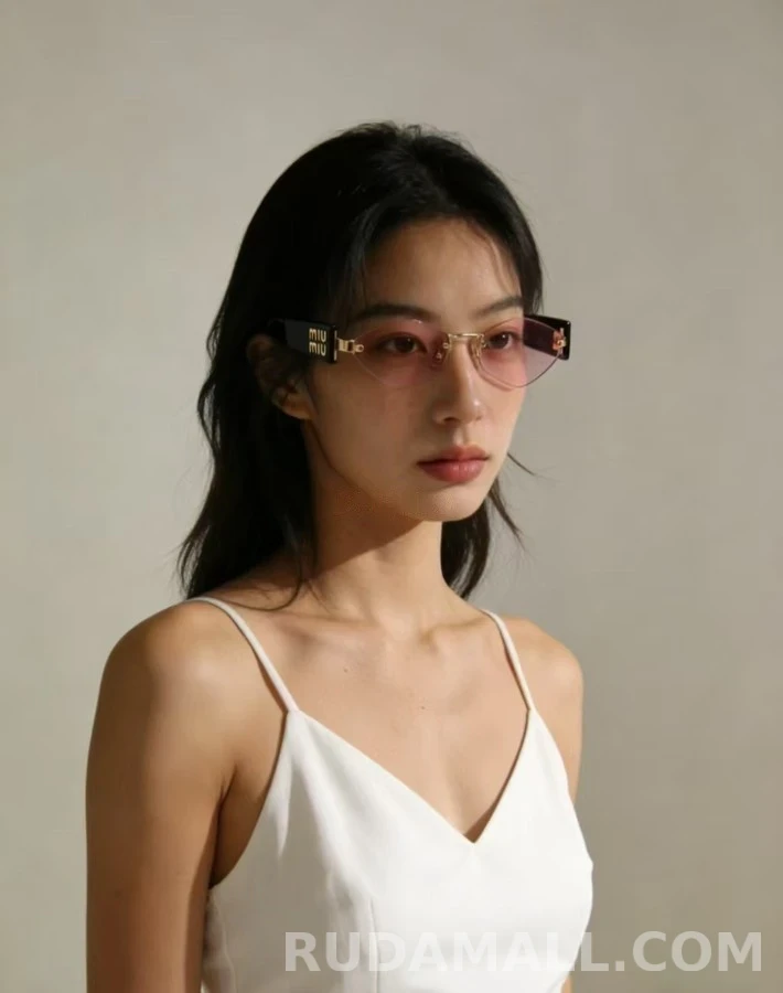 미우미우 미우미우 림리스 다이아몬드 선글라스 상세 이미지