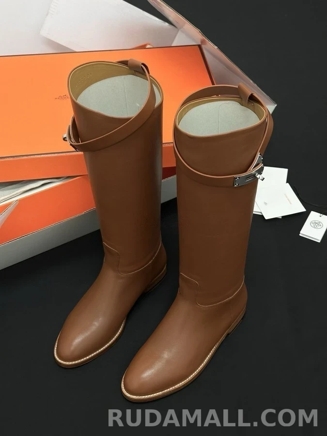 에르메스 에르메스 점핑 켈리 버클 롱부츠 상세 이미지