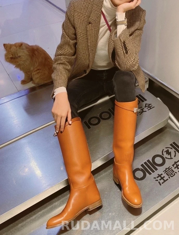 에르메스 에르메스 점핑 켈리 버클 롱부츠 상세 이미지