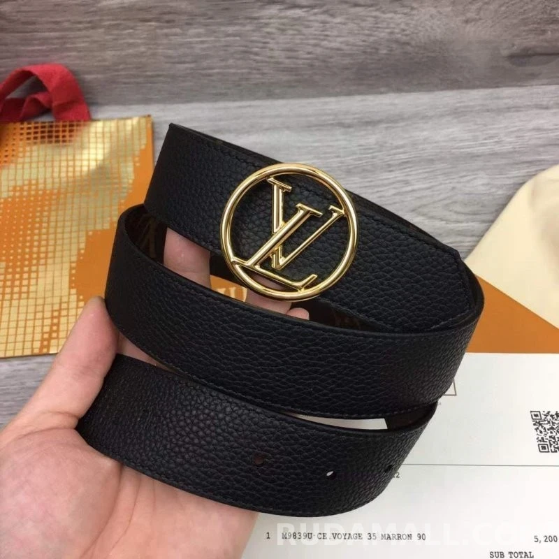 루이비통 루이비통 LV 서클 35mm 리버서블 벨트 모노그램 상세 이미지