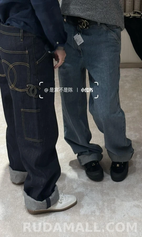 샤넬 샤넬 스웨이드 투톤 스니커즈 상세 이미지