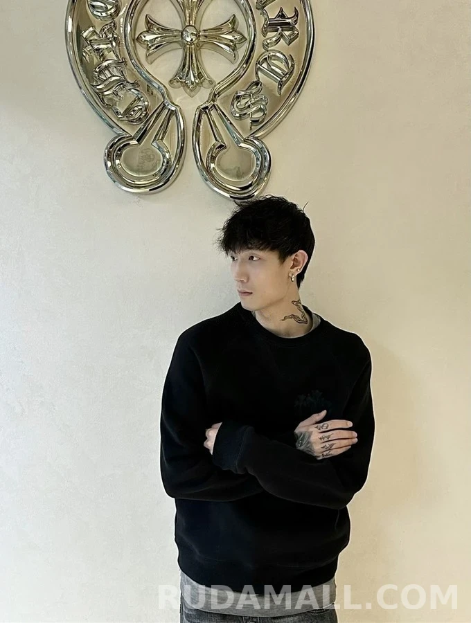 크롬하츠 크롬하츠 엠블럼 자수 맨투맨 상세 이미지