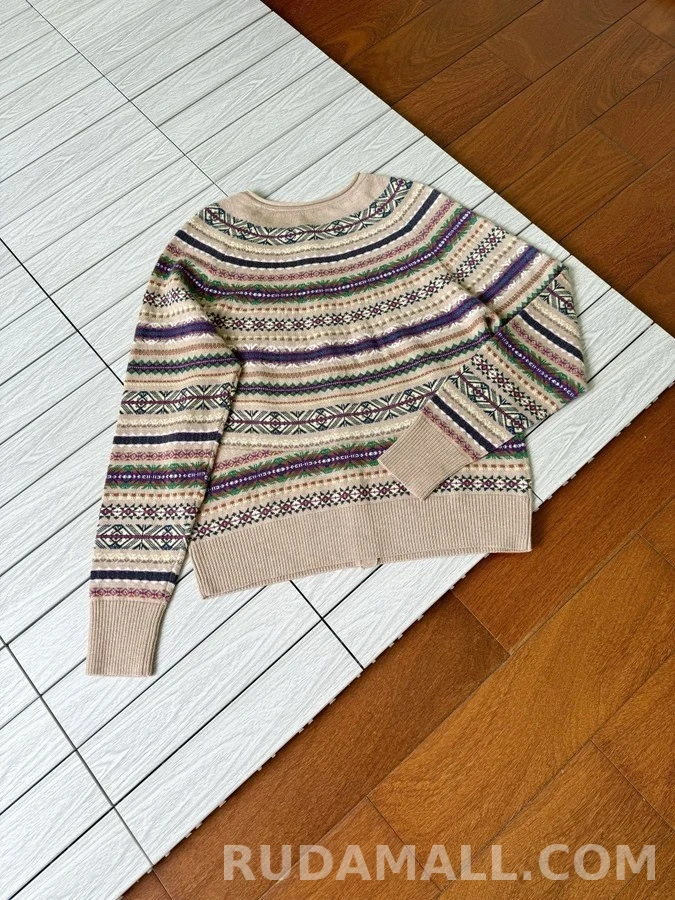 폴로 랄프 로렌 폴로 랄프 로렌 페어 아일 패턴 가디건 상세 이미지
