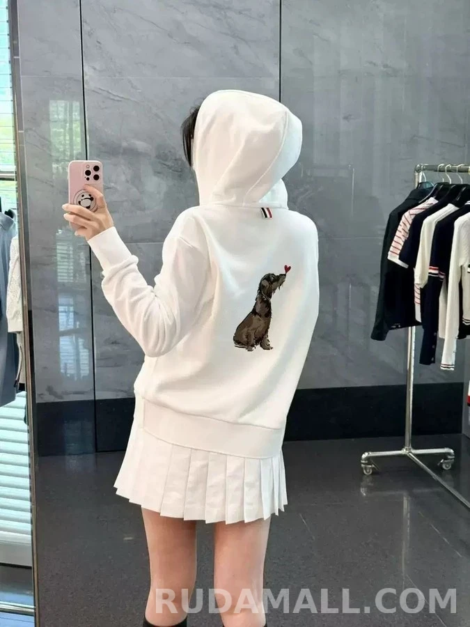 톰브라운 톰브라운 강아지 그래픽 후드 집업 상세 이미지