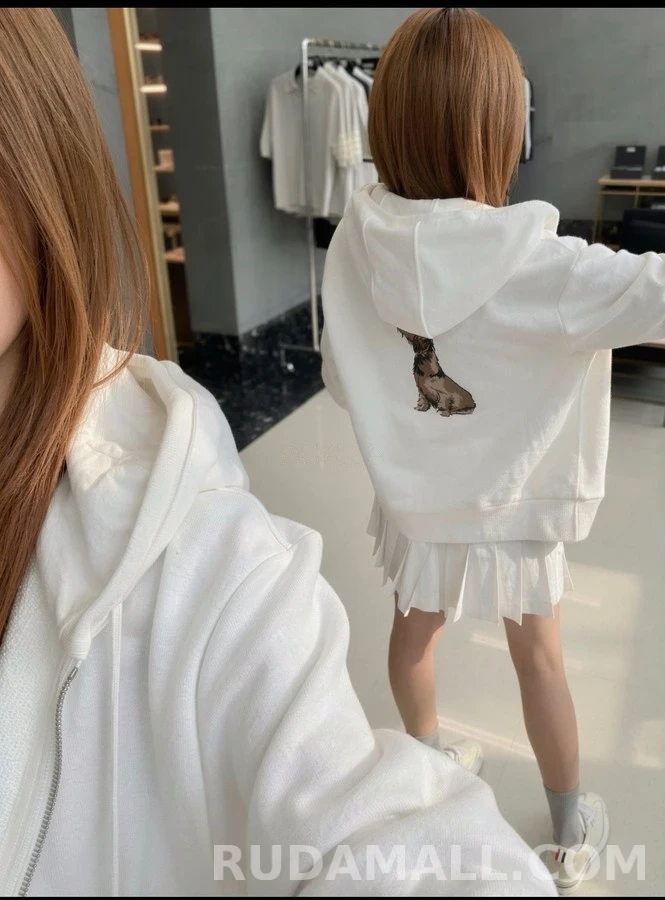 톰브라운 톰브라운 강아지 그래픽 후드 집업 상세 이미지