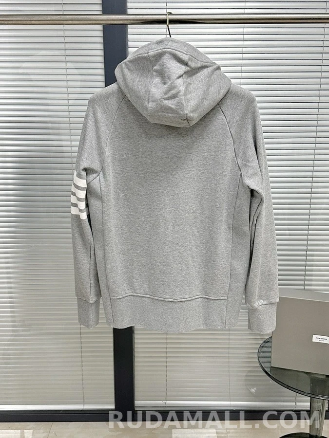 톰브라운 톰브라운 사선 스트라이프 풀집 후드 상세 이미지